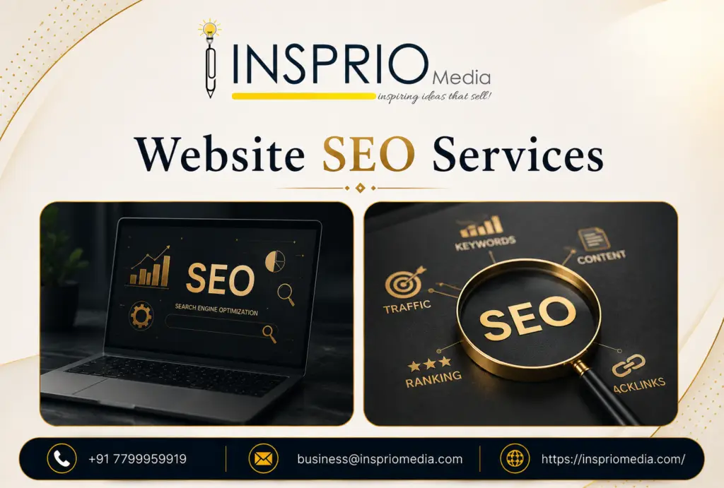 Website SEO Services helping businesses improve Google rankings and organic traffic