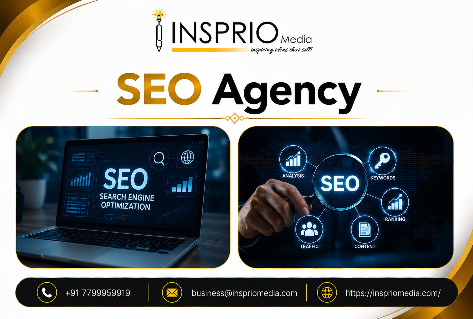 Search engine optimisation strategy and website ranking services by Insprio Media