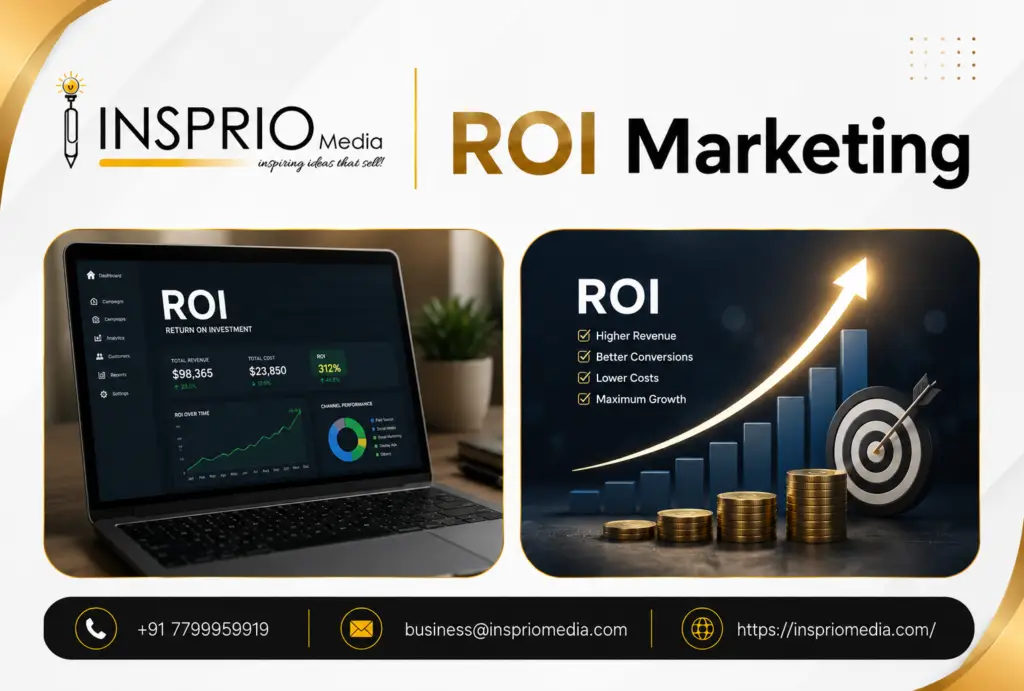 ROI Marketing strategy with analytics, conversion tracking and business growth by Insprio Media