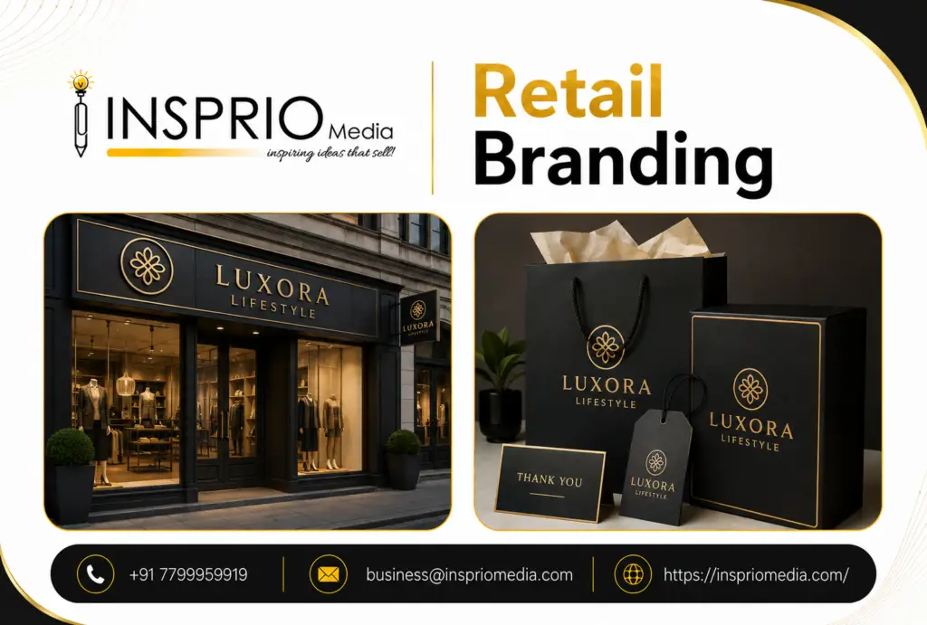 Retail Branding services for stores, showrooms and retail businesses by Insprio Media