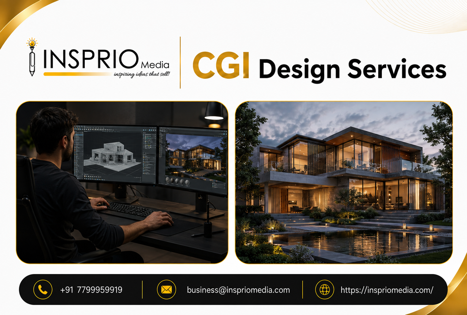 Professional CGI Design Services by Insprio Media