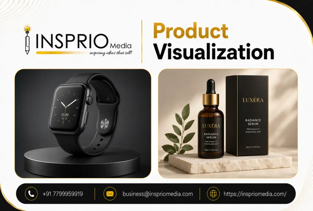 Realistic 3D Product Visualization services by Insprio Media