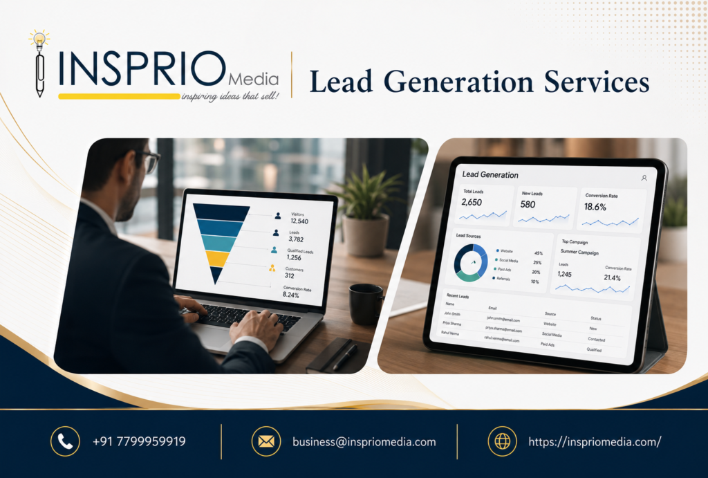 Lead Generation Services strategy for attracting qualified prospects and increasing business enquiries