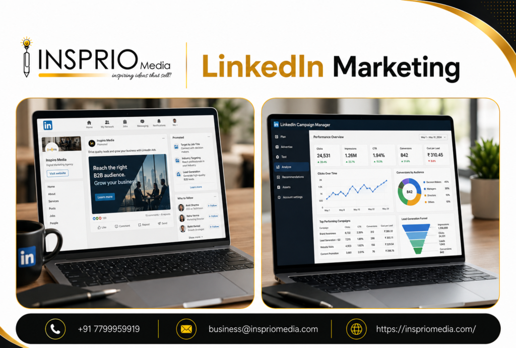 LinkedIn Marketing services for B2B lead generation and business growth
