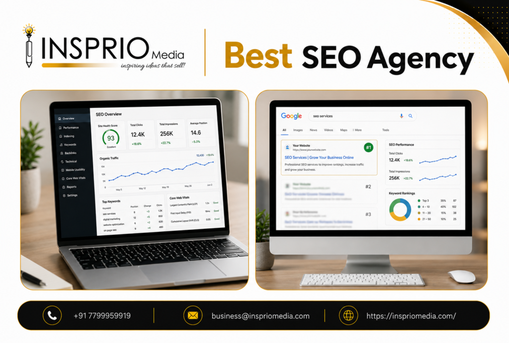Best SEO Agency helping businesses improve Google rankings, organic traffic, and online visibility