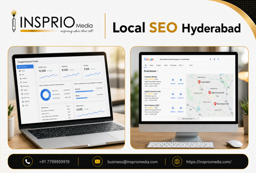Local SEO Hyderabad strategies to improve Google Maps rankings and local business visibility