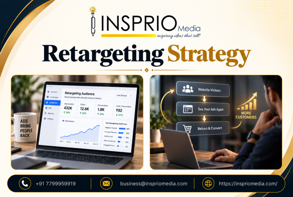 Retargeting Strategy helping businesses convert website visitors into customers
