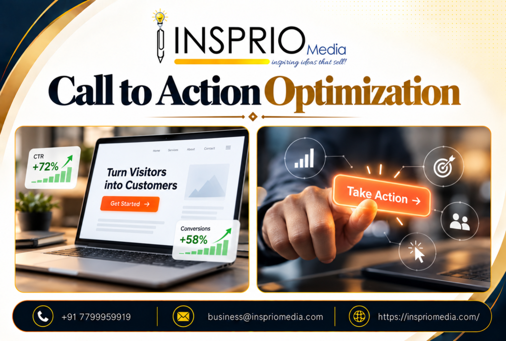 Call to Action Optimization strategies for business websites to increase conversions