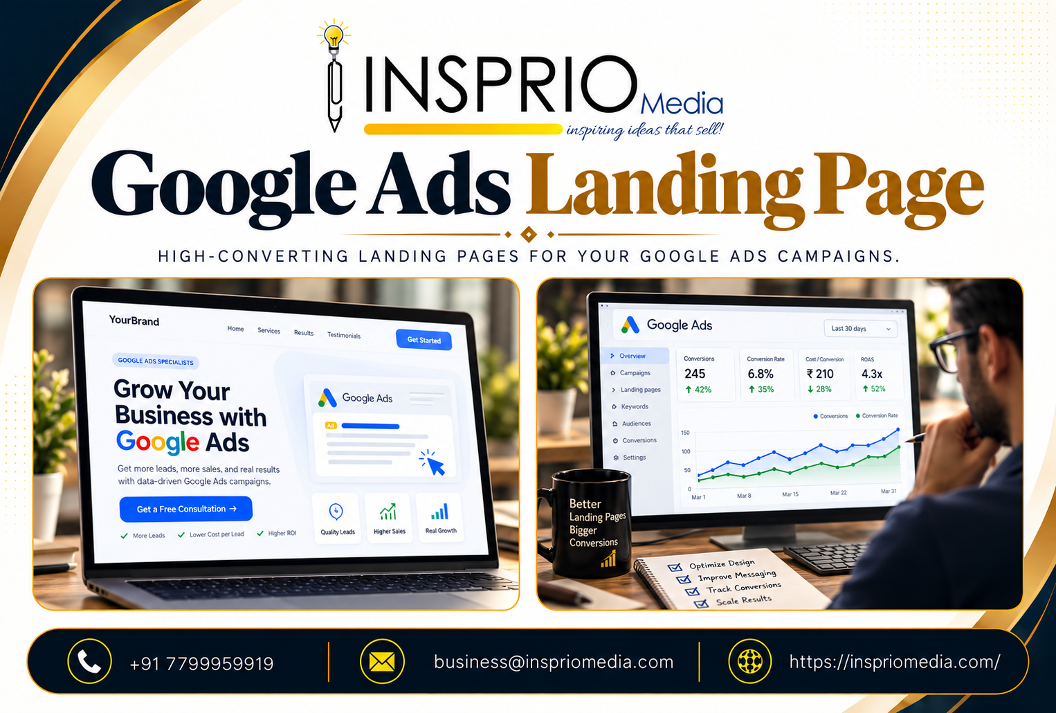 Google Ads Landing Page: What a High-Converting One Needs